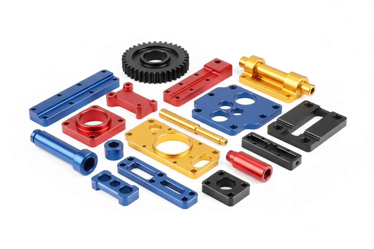 CNC machining anodizing parts