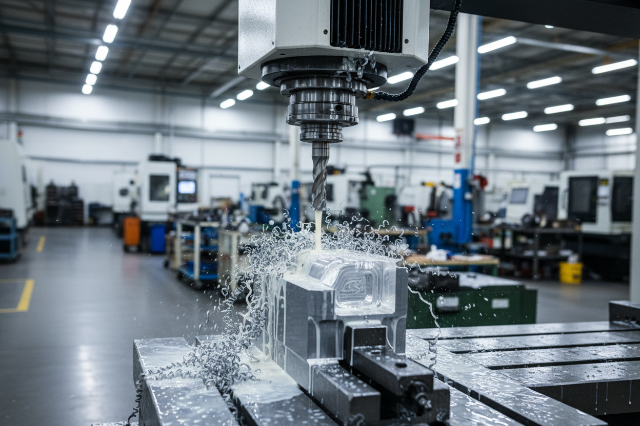 CNC machining process